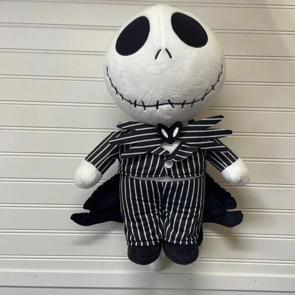 Disney Nightmare Before Christmas Jack Skellington Plush Backpack